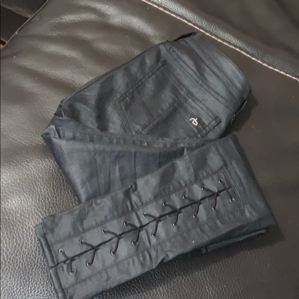 Rag and bone blk jeans